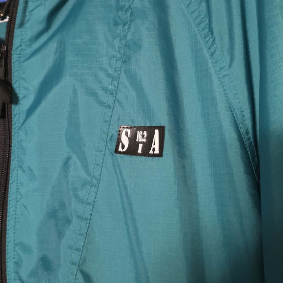 Vintage Y2K Boat/US Teal Mens Medium Winbreaker Jacket - Picture 5 of 7